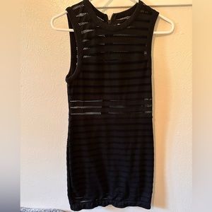 Body con black dress